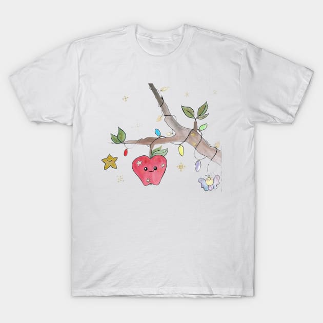 Christmas in the apple tree T-Shirt by Fradema